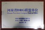 2019年2月被河南省病案质量控制中心、郑州大学第一附属医院授予“河南省DRG联盟单位”